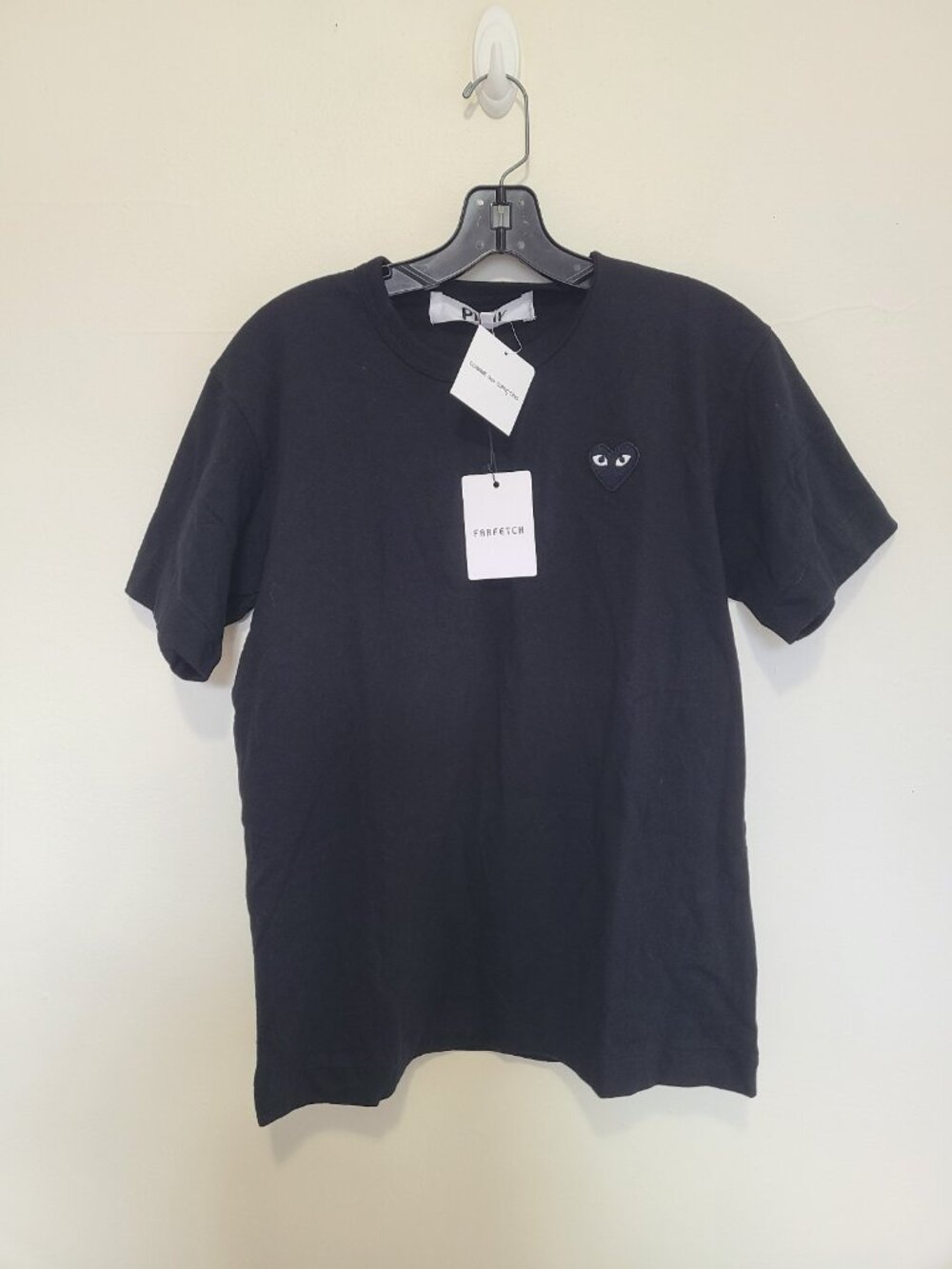 NWT Comme des Garçons PLAY Cotton T-shirt Black Size M